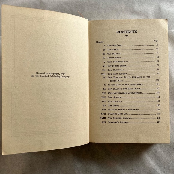 COLLECTORS: 1927 EDITION w/ original binding - At the Back of the North Wind. - Picture 7 of 11